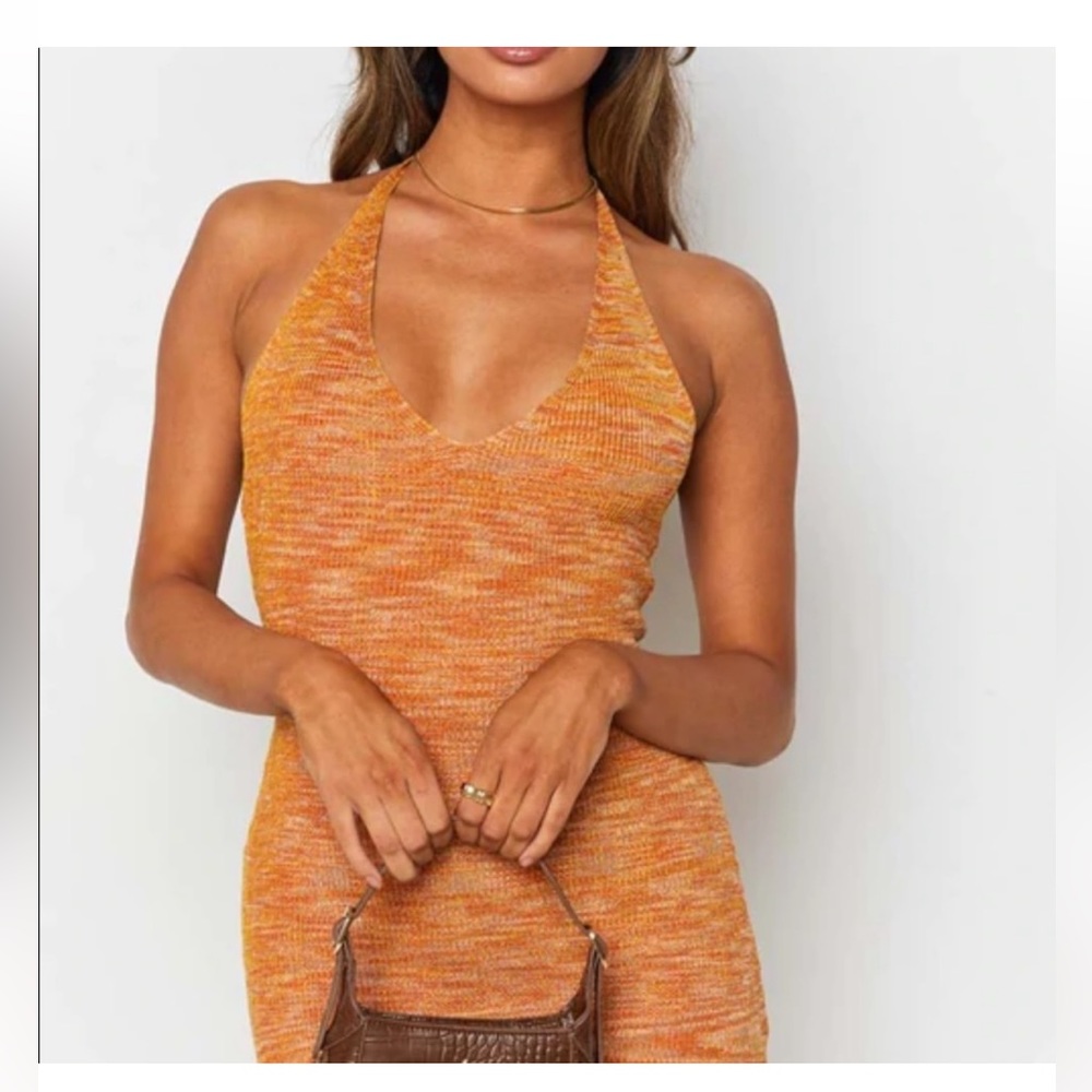 BEG BOUTIQUE HALTER DRESS